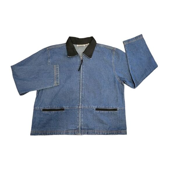 Rare Ultimate PA Beaded Jalapeno Jean Jacket Women M Multicolor Southwestern - Picture 2 of 5